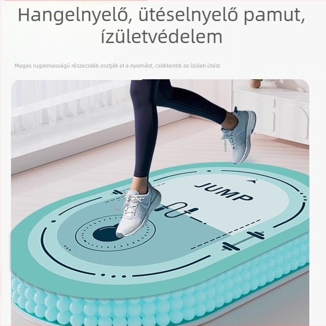 Ugrálókötélhez ütéscsillapító matrac, csúszásmentes és csendes felület otthoni edzéshez, jóga és tánc