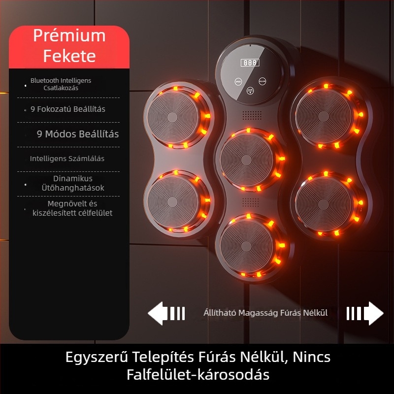 Otthoni használatra szánt intelligens elektronikus boksz célpont – reakcióedzés falra szerelhető