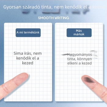 Zhen Write H fekete gél toll refill, nagy kapacitású, nyomógombos működés, CS/ST tűfej