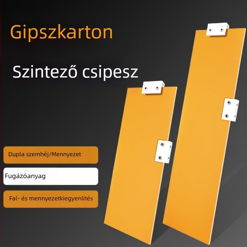 Többcélú állítható szintező eszköz gipszkartonhoz, glett spatula és falak simításához