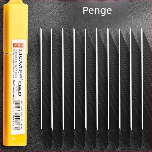 Mini univerzális kés 30°-os pengével, titan ötvözet és szénacél, tapéta- és papírvágáshoz