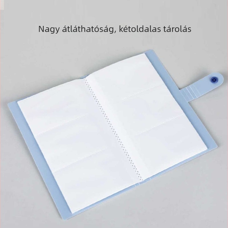 Morandi kis kártyaalbum három rekesszel, 120/240 hely, HD vízálló átlátszó Polaroid fotógyűjtemény-album