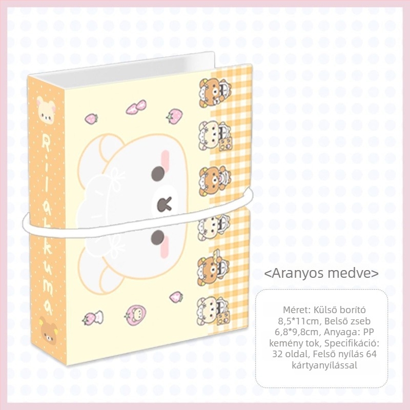 Wakawaka M5 Tárolóalbum, 3 hüvelykes jegyzetek és kis kártyák, Muji-stílusú naplótartó
