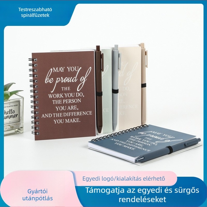Színes, hordozható A6-os méretű mini notesz, napló és zsebkalendárium