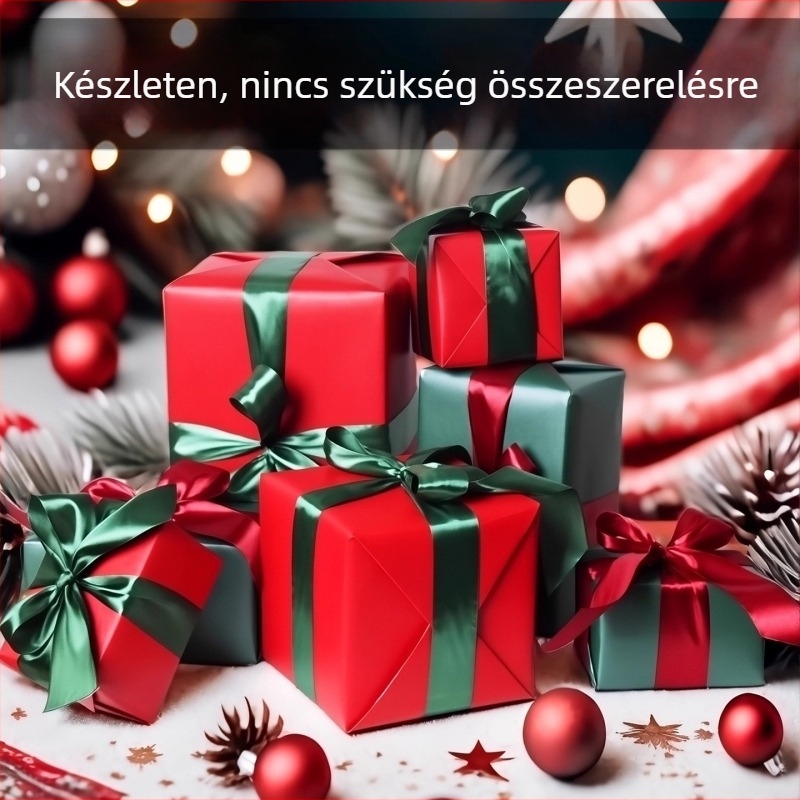 Dekoratív üres ajándékdoboz Karácsonyra és Kínai Új Évre – Kirakatdíszítés