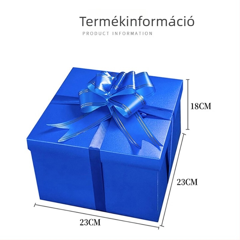 Kézzel készített DIY fotóalbum robbanó doboz — matt négyzet alakú ajándékdoboz pénzkihúzó mechanizmussal