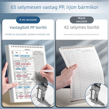 Four Seasons Ebbinghaus angol szavak memóriafüzet, B5-ös méret, középiskolásoknak