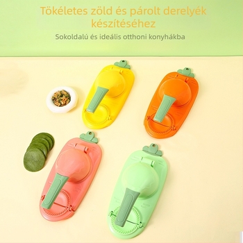 Háztartási gombóc-készítő: kézi töltő- és tésztaformázó