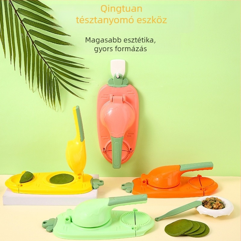 Háztartási gombóc-készítő: kézi töltő- és tésztaformázó