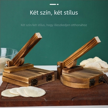 Kézi, tömörfa gombóc- és tölteléktészta nyomólemez – otthoni használatra