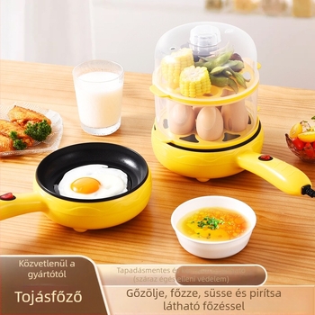 Beépíthető tojásfőző lapos alappal, mini omlett készítő és tojásgőzölő