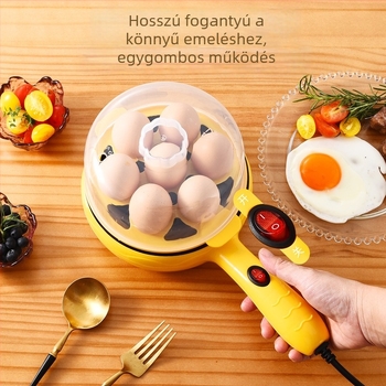 Beépíthető tojásfőző lapos alappal, mini omlett készítő és tojásgőzölő