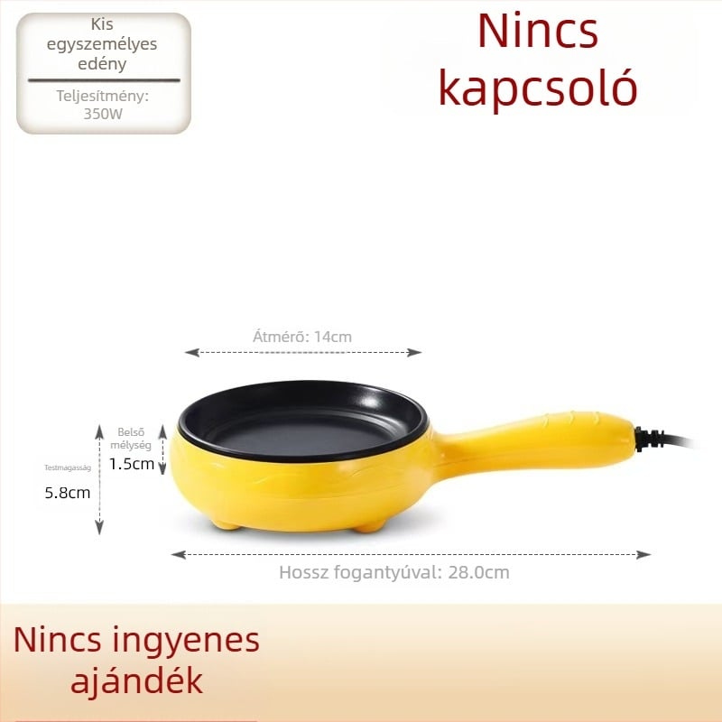 Beépíthető tojásfőző lapos alappal, mini omlett készítő és tojásgőzölő