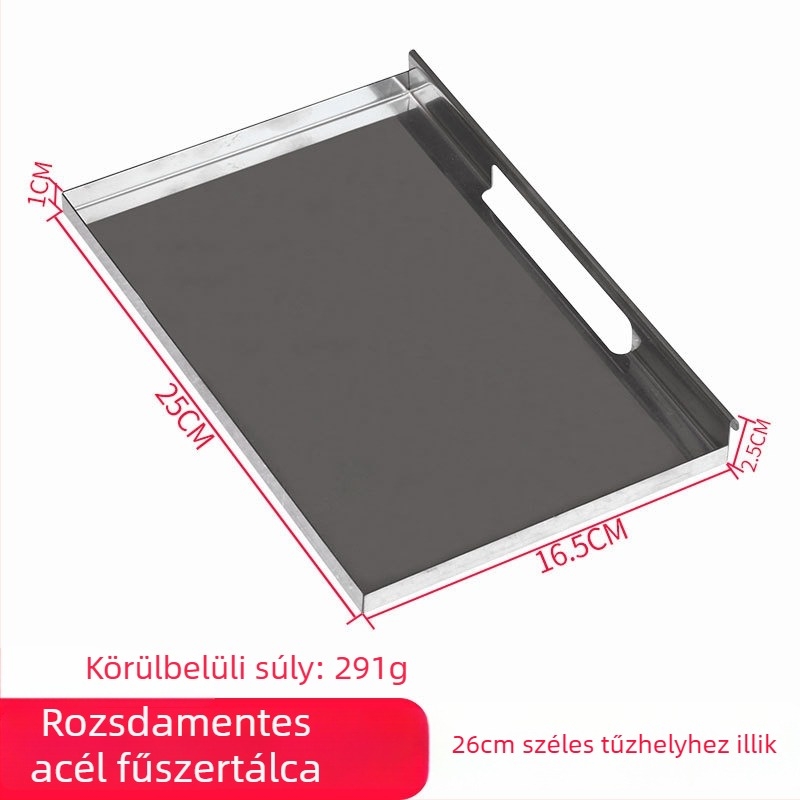 Összecsukható grillsütő állvány braising fedővel, emelt kéménnyel és tárolópolccal