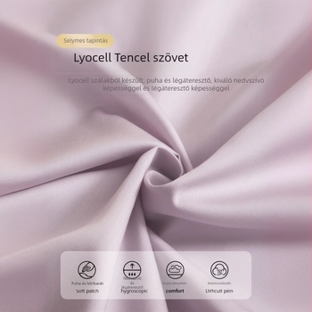Lyocell ágyneműfedő készlet, 3 darab matracvédővel, jégselyem bevonattal