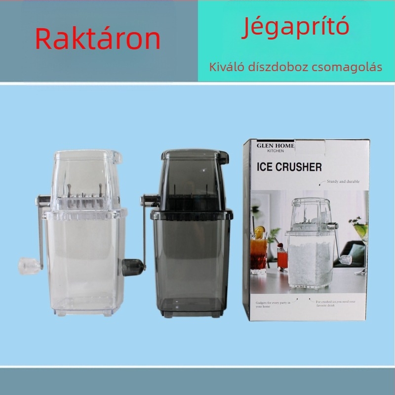 Kézi jégdaráló — kompakt otthoni használatra, reszelt jég készítésére