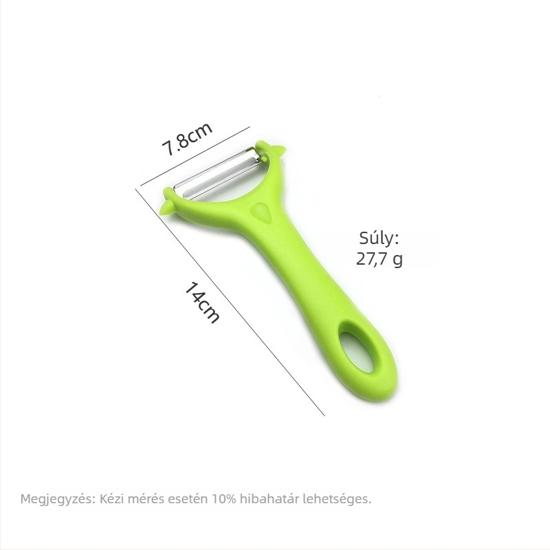 Rozsdamentes acélból készült vízcsepp alakú hámozó gyümölcsök és zöldségek számára, konyhai eszköz uborka és burgonya hámozásához