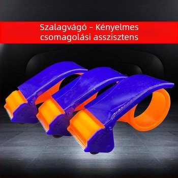 Átlátszó csomagoló ragasztószalagvágó és adagoló