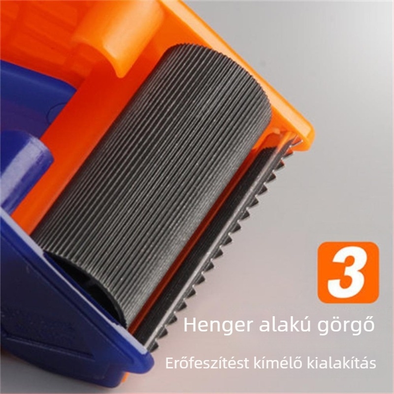 Átlátszó csomagoló ragasztószalagvágó és adagoló