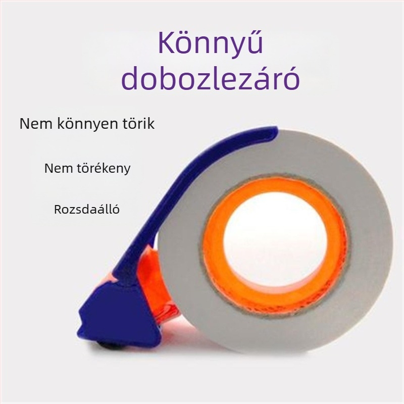Átlátszó csomagoló ragasztószalagvágó és adagoló