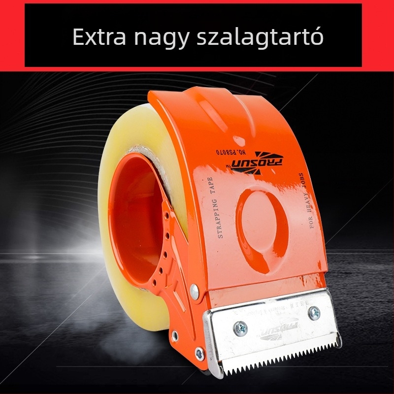 7,8 cm széles szalagvágó és doboz-záró gép