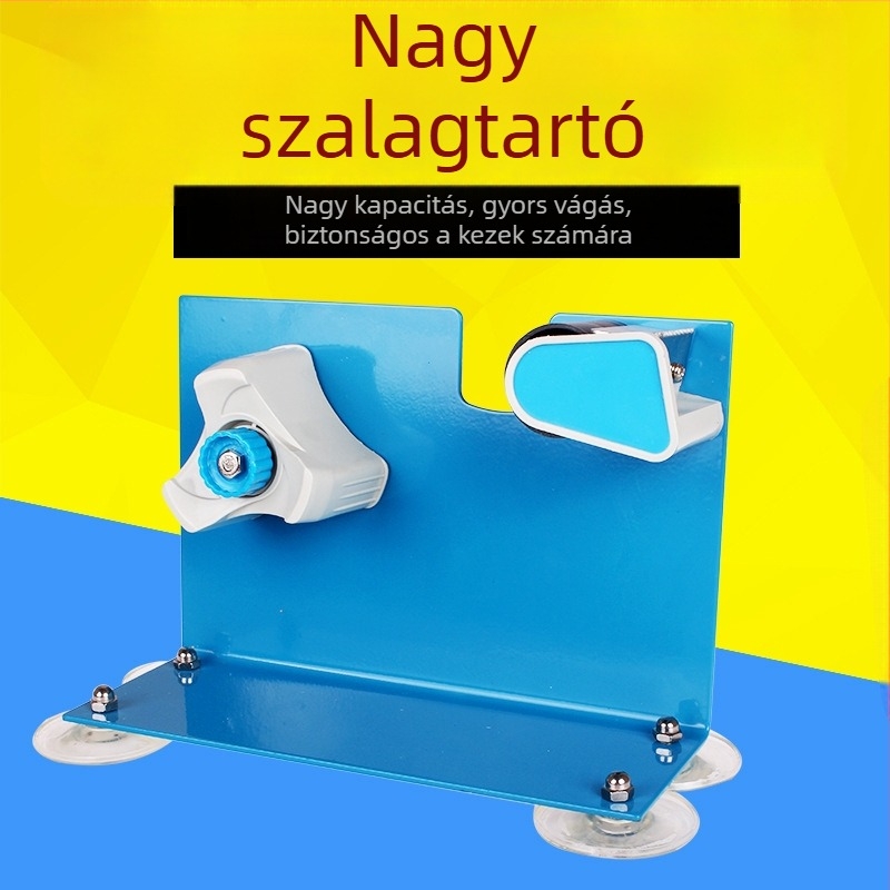 Nagy szalagtartó vágóval – Asztali csomagoló állvány