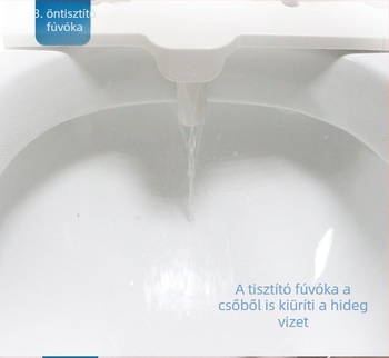 Balkezes modell Ami1630 – azonnali fűtésű intelligens vécéfedél, bidet fej a test tisztításához, állítható víznyomás, öntisztító fúvóka