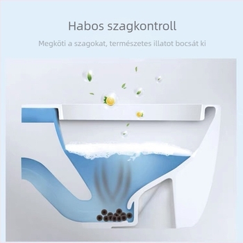 Intelligens WC-ülés habvédővel, szagellenes, antibakteriális és fröccsenésálló