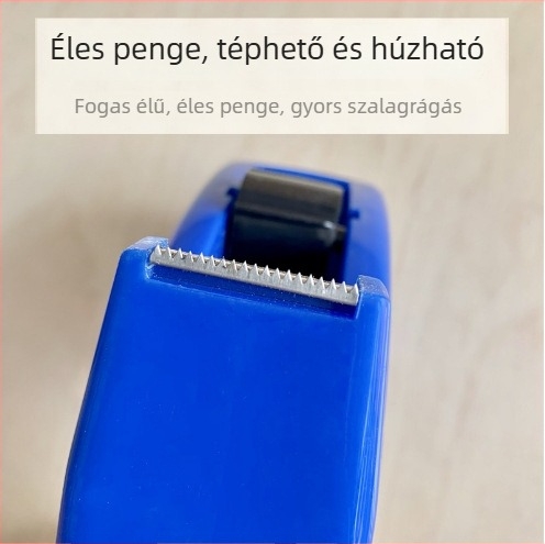 Yunfeng 9080 kompakt ragasztószalag-tartó átlátszó vágóval, asztali iroda írószer, fém ragasztószalag-tartó, 20 mm