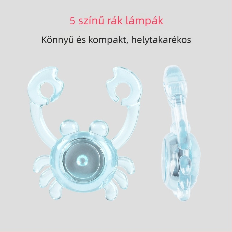 Rák ihlette kerékpár hátsó lámpa éjszakai bringázáshoz, vízálló, hosszú akkumulátor-élettartammal, MTB- és országúti kerékpárokhoz