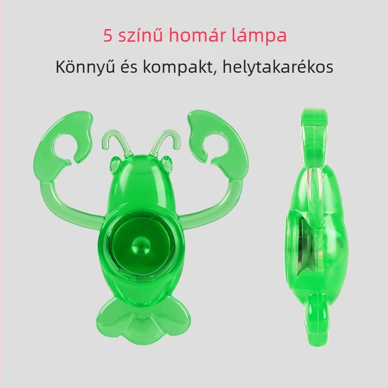 Rák ihlette kerékpár hátsó lámpa éjszakai bringázáshoz, vízálló, hosszú akkumulátor-élettartammal, MTB- és országúti kerékpárokhoz