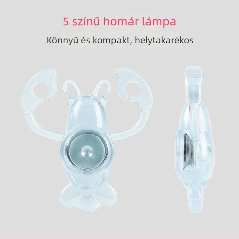 Rák ihlette kerékpár hátsó lámpa éjszakai bringázáshoz, vízálló, hosszú akkumulátor-élettartammal, MTB- és országúti kerékpárokhoz