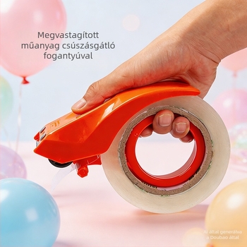 2 hüvelykes doboz-záró, műanyag szalagvágó, kézi csomagoló szalag adagoló, modell 8051