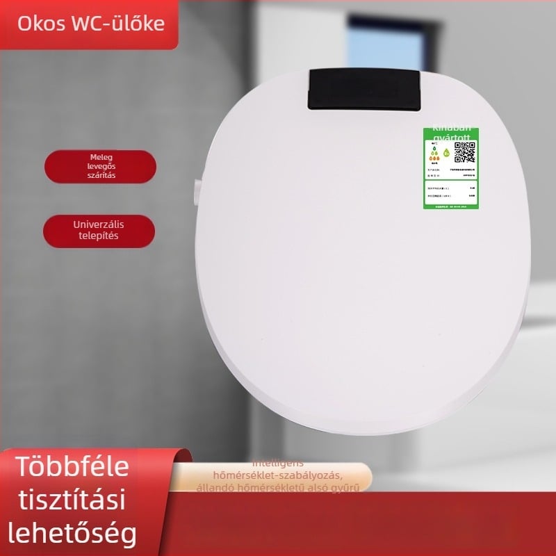 Új otthoni intelligens WC-ülőke fűtött, állandó hőmérsékletű, meleg vízzel tisztító funkcióval