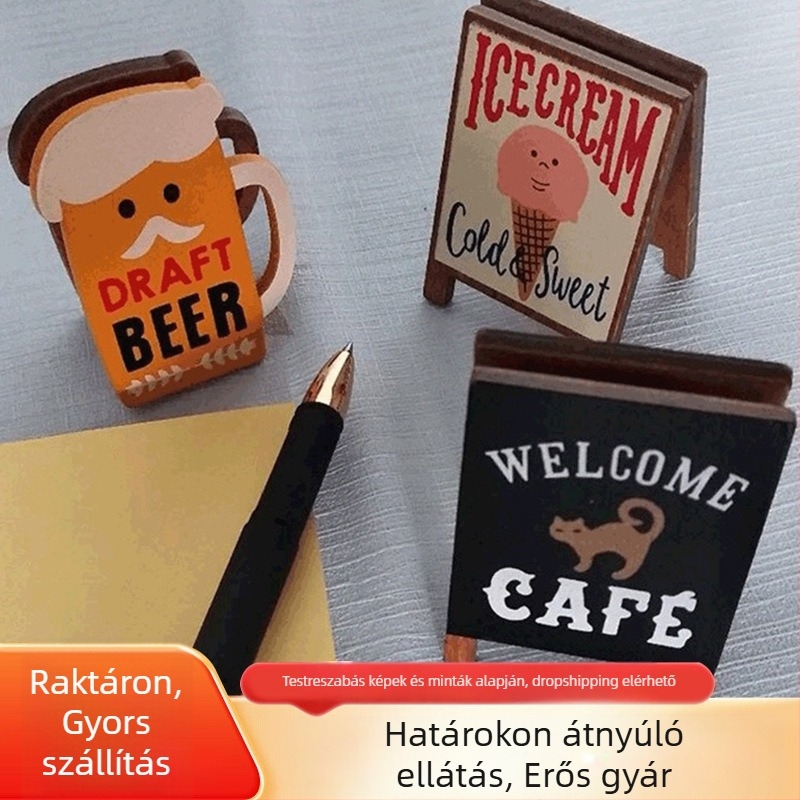 Személyre szabott Zakka fa jegyzetklipsz