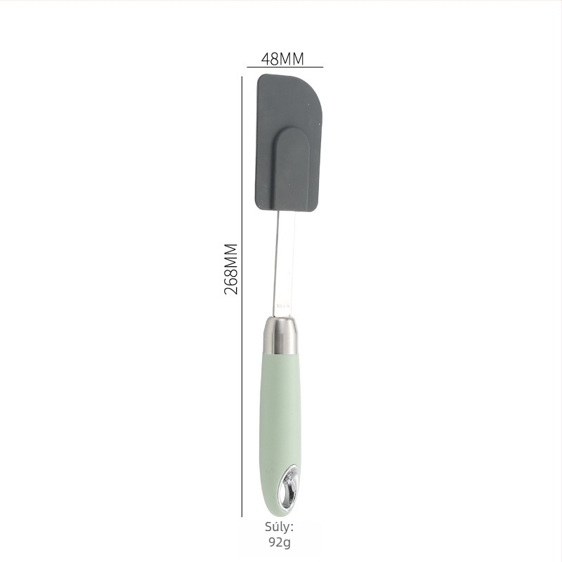 304 rozsdamentes acélból készült négy darabos sütőeszköz-készlet: tojáshabosító, kézi mixer, tojásfehérje szeparátor, szilikon spatula