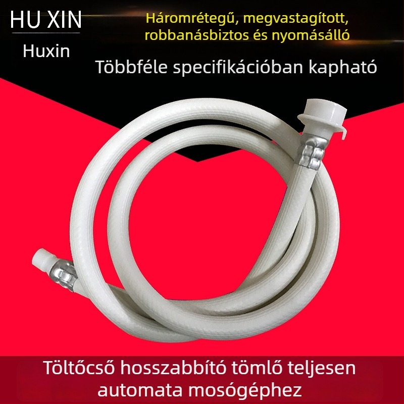 Univerzális hosszabbító vízbekötő tömlő mosógéphez – felső töltésű