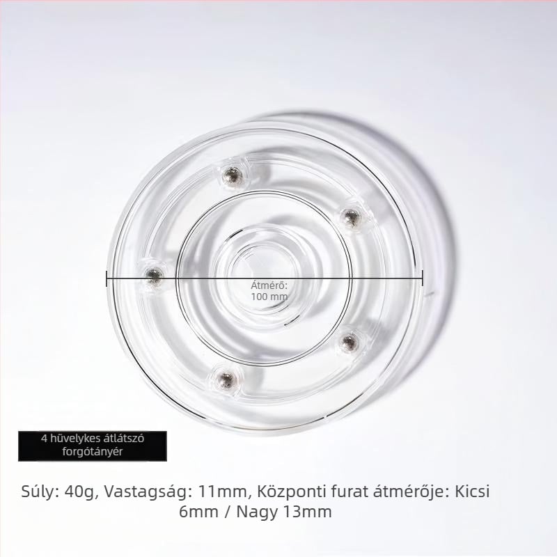 Forogó tortatál dekorációs állvány, tortadíszítő asztal, PS műanyag díszítőeszközök