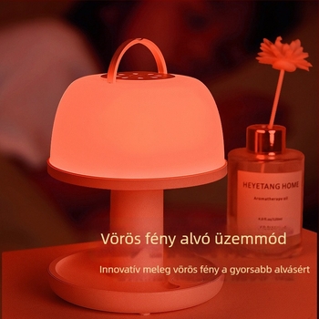 Újratölthető éjjeli lámpa hálószobába, érintéses vezérlés, háromszintes időzítő, hordozható lámpa