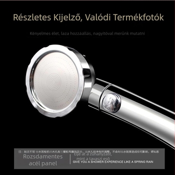 Kapcsolható zuhanyfej és tömlő készlet, kézi zuhanyzóhoz a fürdőszobába