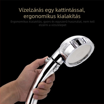 Kapcsolható zuhanyfej és tömlő készlet, kézi zuhanyzóhoz a fürdőszobába