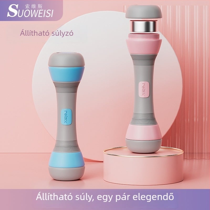 Női állítható súlyú súlyzó otthoni edzéshez, kompakt méret a kar edzéséhez