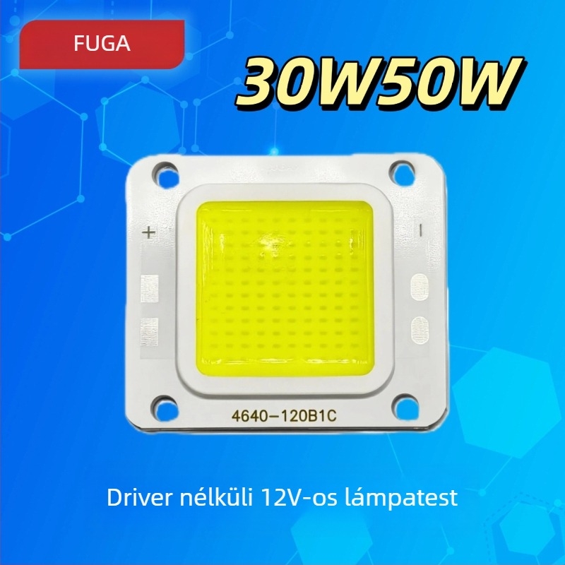 Guanyi napelemes utcai lámpa, driver nélküli LED flood panel integrált 30W/50W