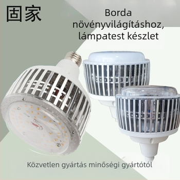 LED fotózási segédfény növények növekedéséhez – hűtőbordás ház, hőelvezető fényforrás, lágy difuzor
