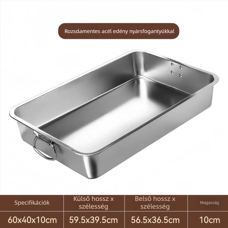 Rozsdamentes acél hot pot szeparátorral indukciós főzőfelülethez, kínai stílusú, 6,1–10 L, modell QC25-CCG2151