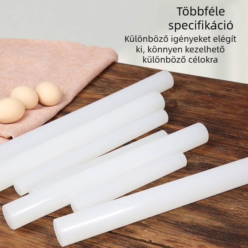 PP tapadásmentes műanyag nyújtófa fondathoz és tésztához – otthoni sütéshez