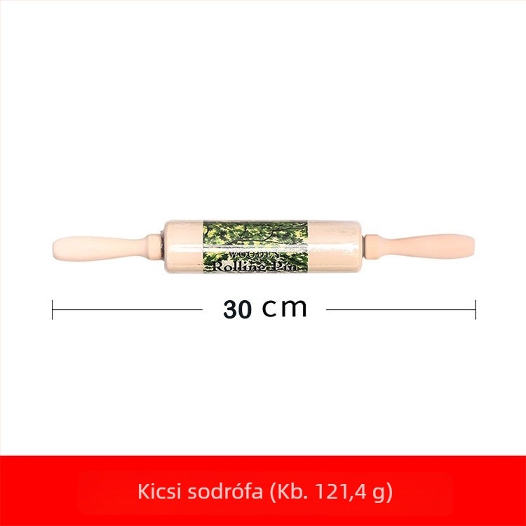 Fa kerámiaformázó eszközök készlet agyaghoz, agyaglap és két méretű nyújtófa – otthoni használatra