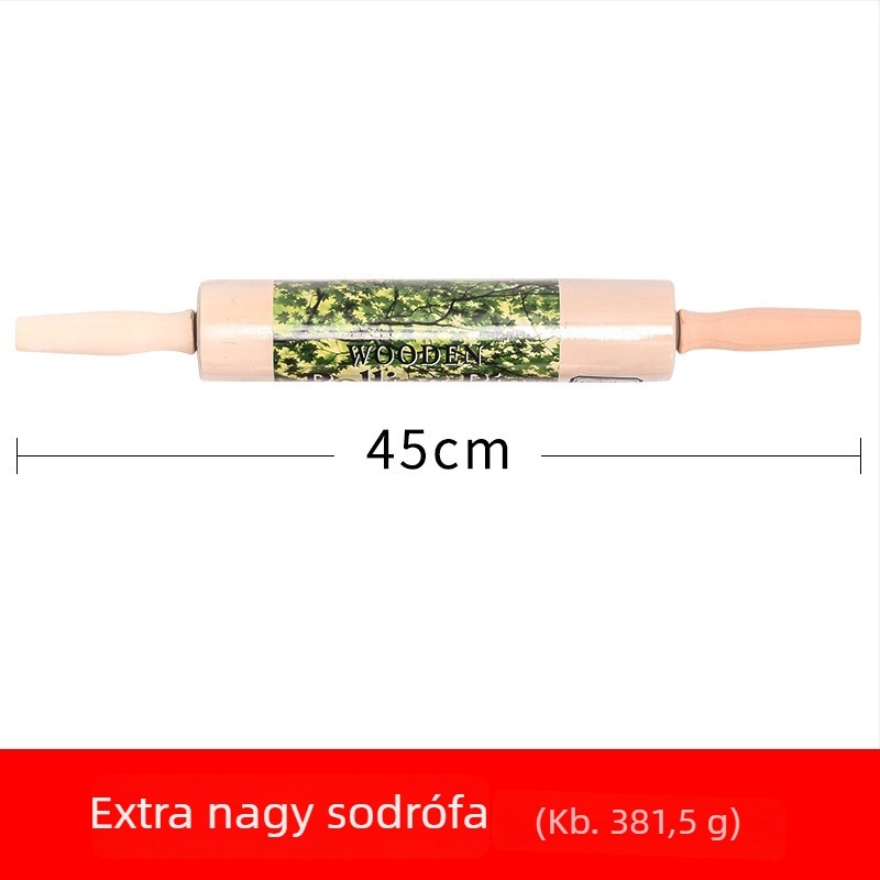 Fa kerámiaformázó eszközök készlet agyaghoz, agyaglap és két méretű nyújtófa – otthoni használatra