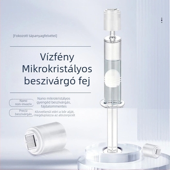 6D nano-mikrokrystal otthoni használatra szánt infúziós készülék, nano kristálychip a felületes infúzióhoz, fájdalommentes, hordozható