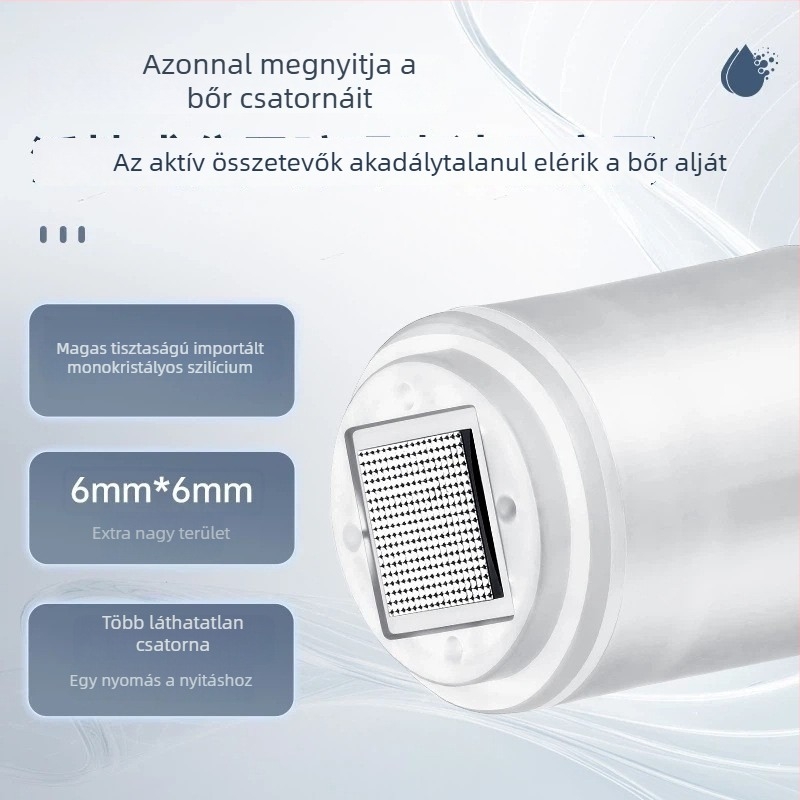 6D nano-mikrokrystal otthoni használatra szánt infúziós készülék, nano kristálychip a felületes infúzióhoz, fájdalommentes, hordozható